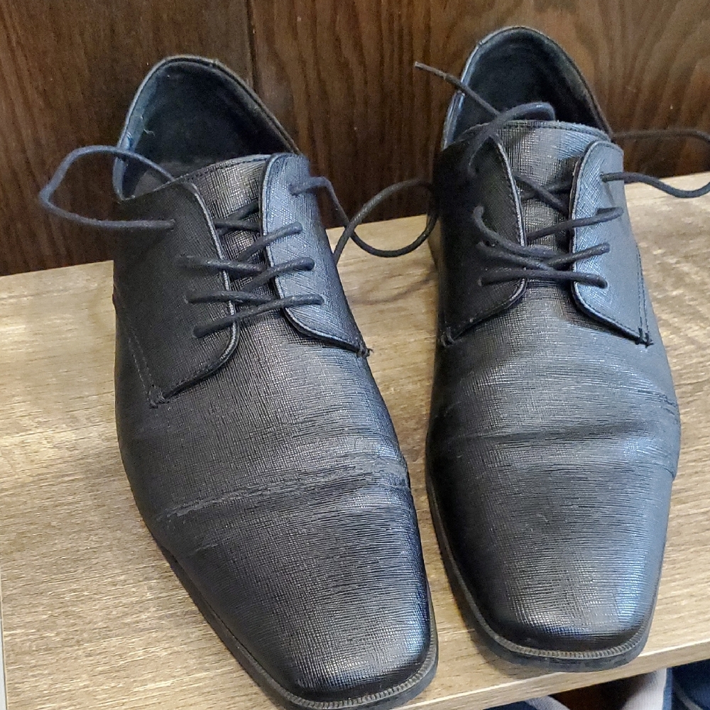 Calvin Klein Classic Black Men's Dress Shoes Sz 12